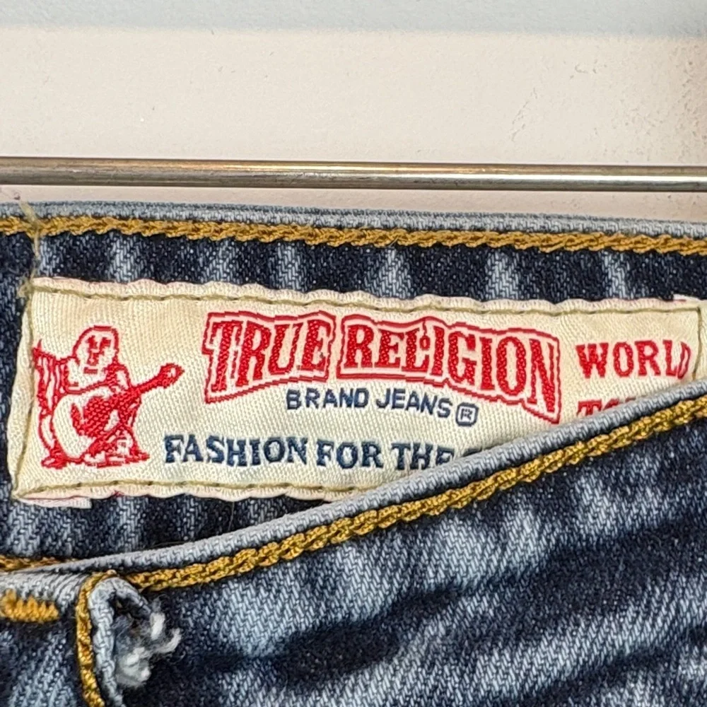 True Religion Women's Ankle Jeans in Deep Blue - Picture 2 of 12